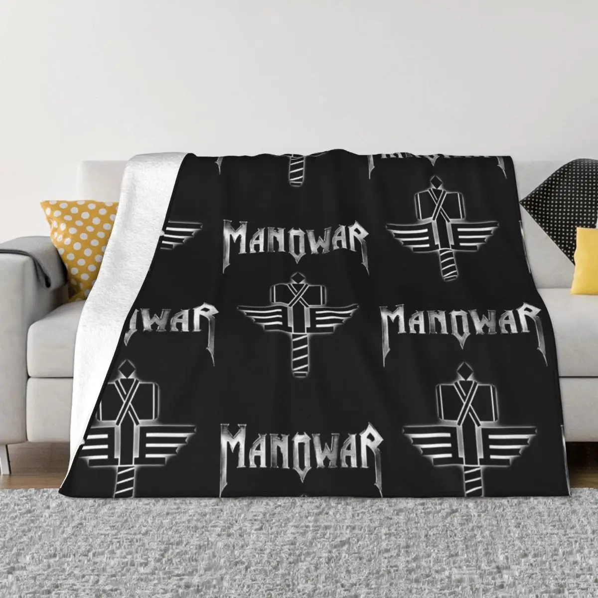 

Manowar Throw Blanket Luxury St Blanket Decorative Sofa Blanket blanket for winter Bed linens