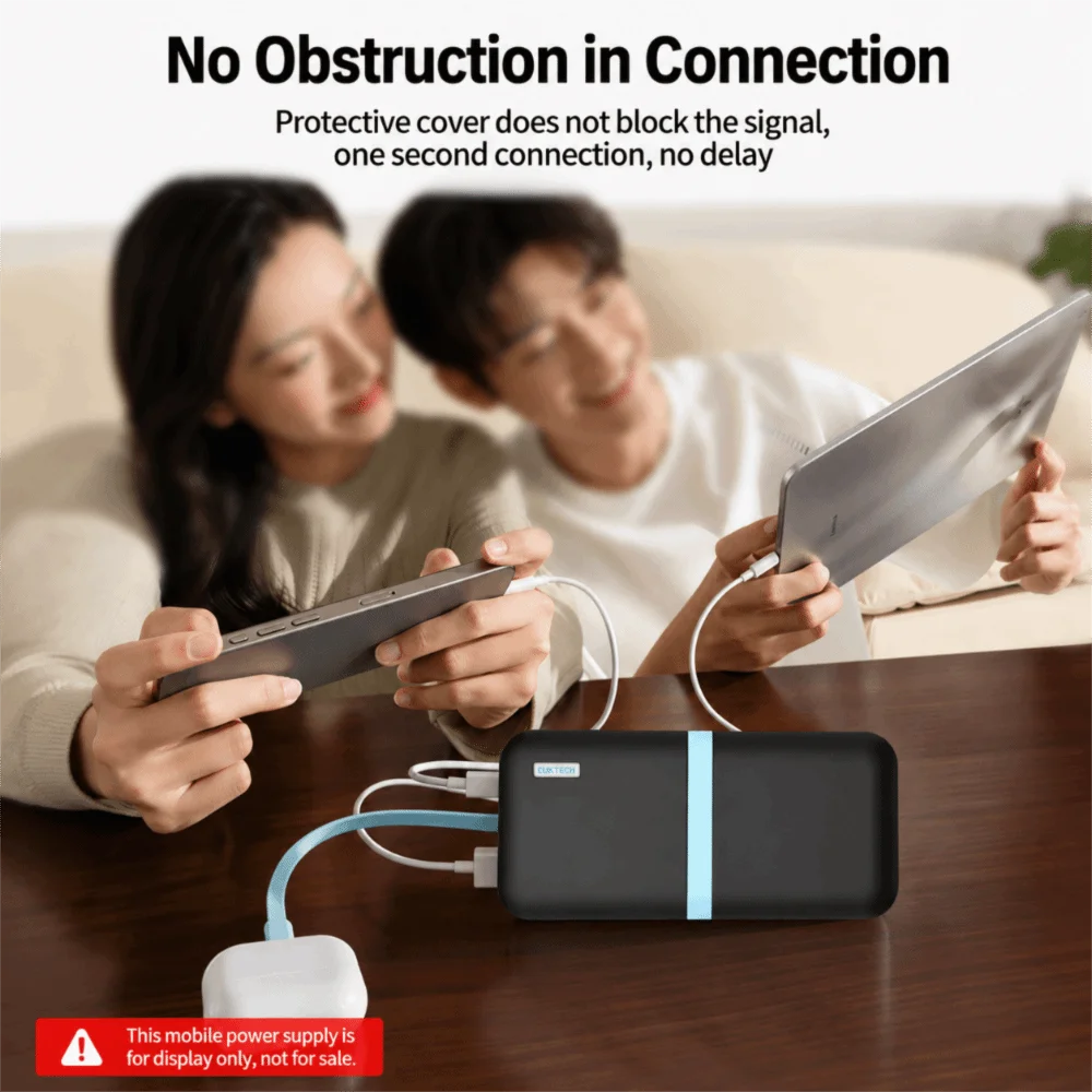New Shockproof Silicone Case Portable Anti-slip Protective Cover Dustproof Skin Sleeve for CUKTECH CP24 LPB200N Power Bank