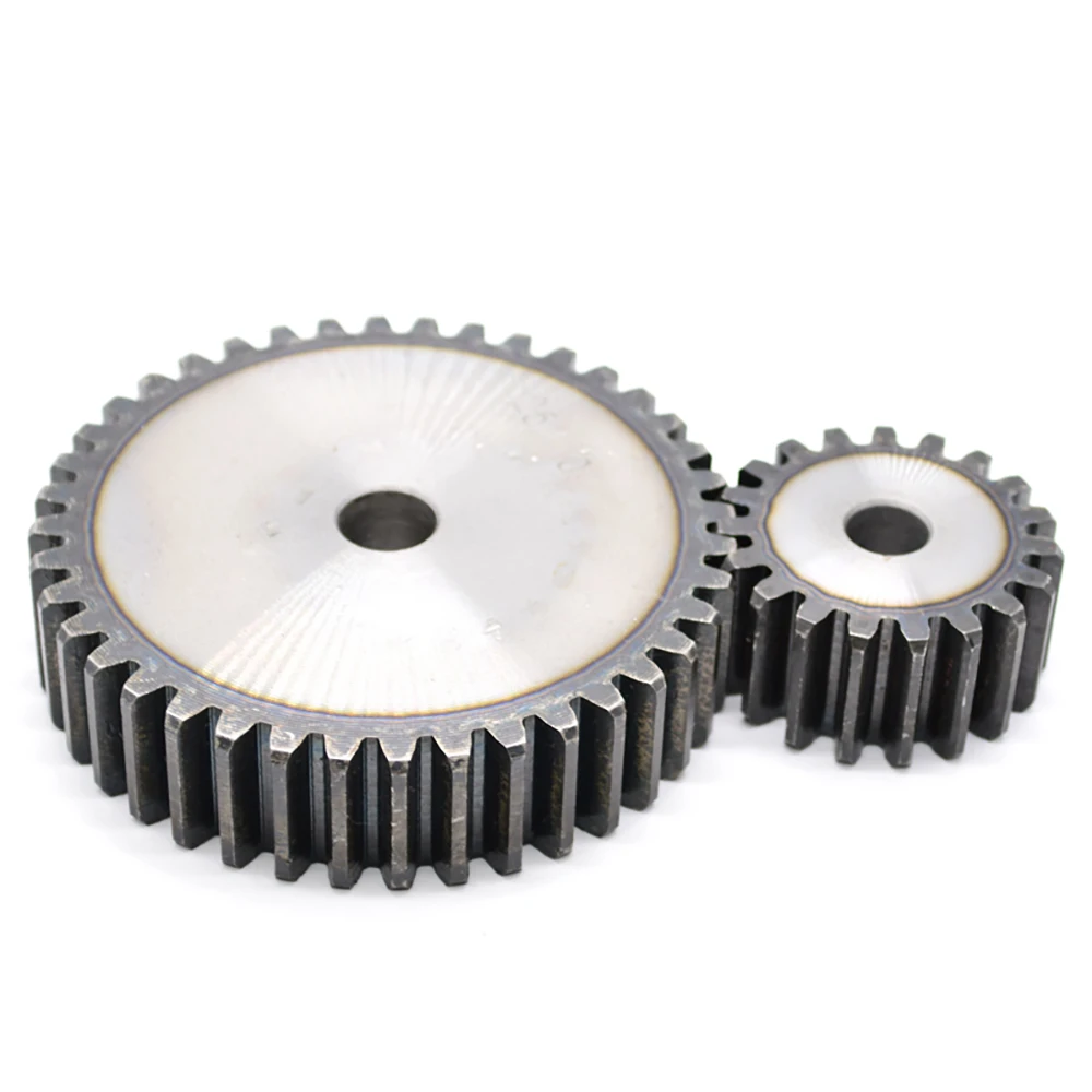 1Pcs 1.5 Mod Cylindrical Gear 60/62/63/65/66/67/68/70/75 Tooth Metal Transmission Gear Positive Gear 45#Steel Dia 93mm-115.5mm