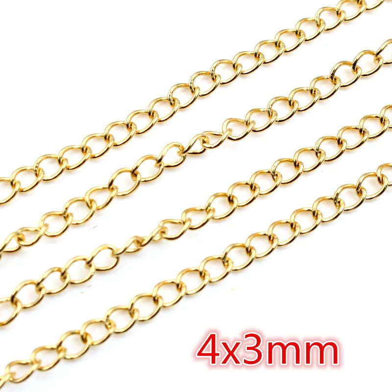 Never Fade Stainless Steel Gold Plated Necklace Chains