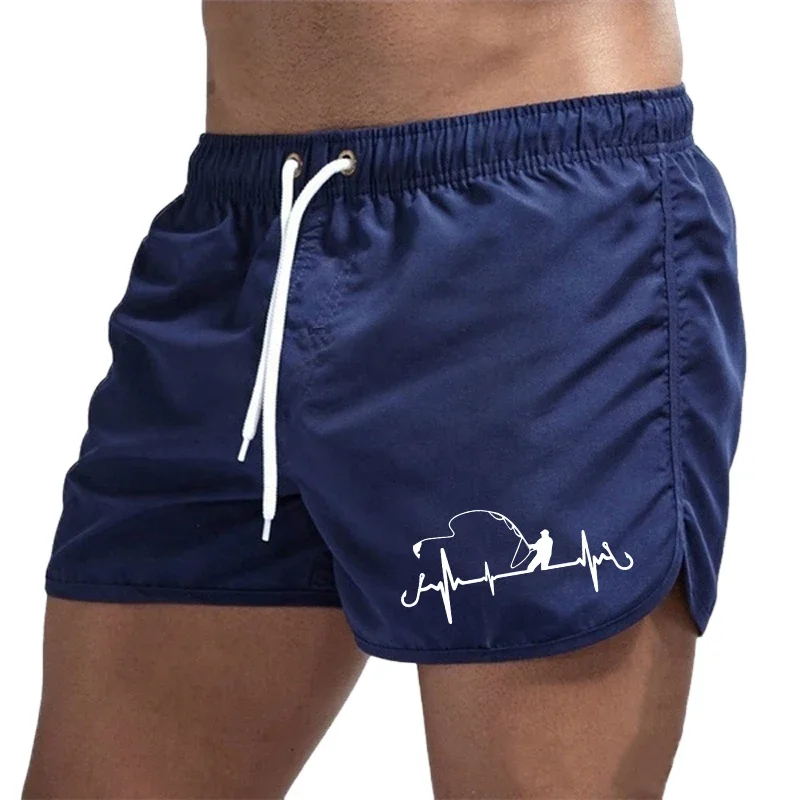 

Мужские плавательные шорты для повседневного ношения 2026: пляжные шорты, летние шорты для плавания и тренировок, быстросохнущие, вентилируемые, на шнурке, модные