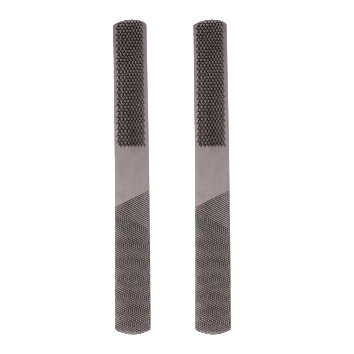 

2pcs 4 In 1 Carbon Steel Rasp File 8 Inch Woodworking File Hand Tool For Wood Carving Grinding File Carpenter Tool (Silver)