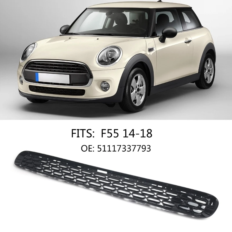 

Вставка передней решетки 652F для Mini F55 F56 F57, OEM 51117337793, прочная пластиковая конструкция