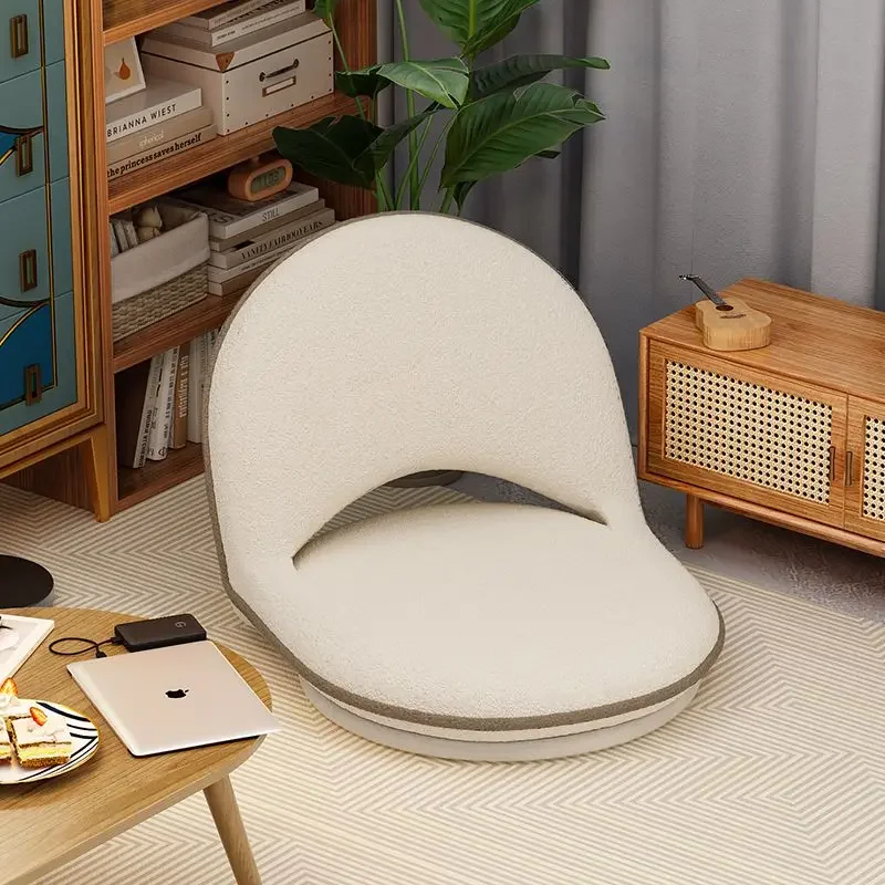 360 Degree Rotating Lazy Sofa Chair, Bedroom Floor Mat, Japanese Tatami Bed, Armchair, Small Sofa Portable Folding Chair