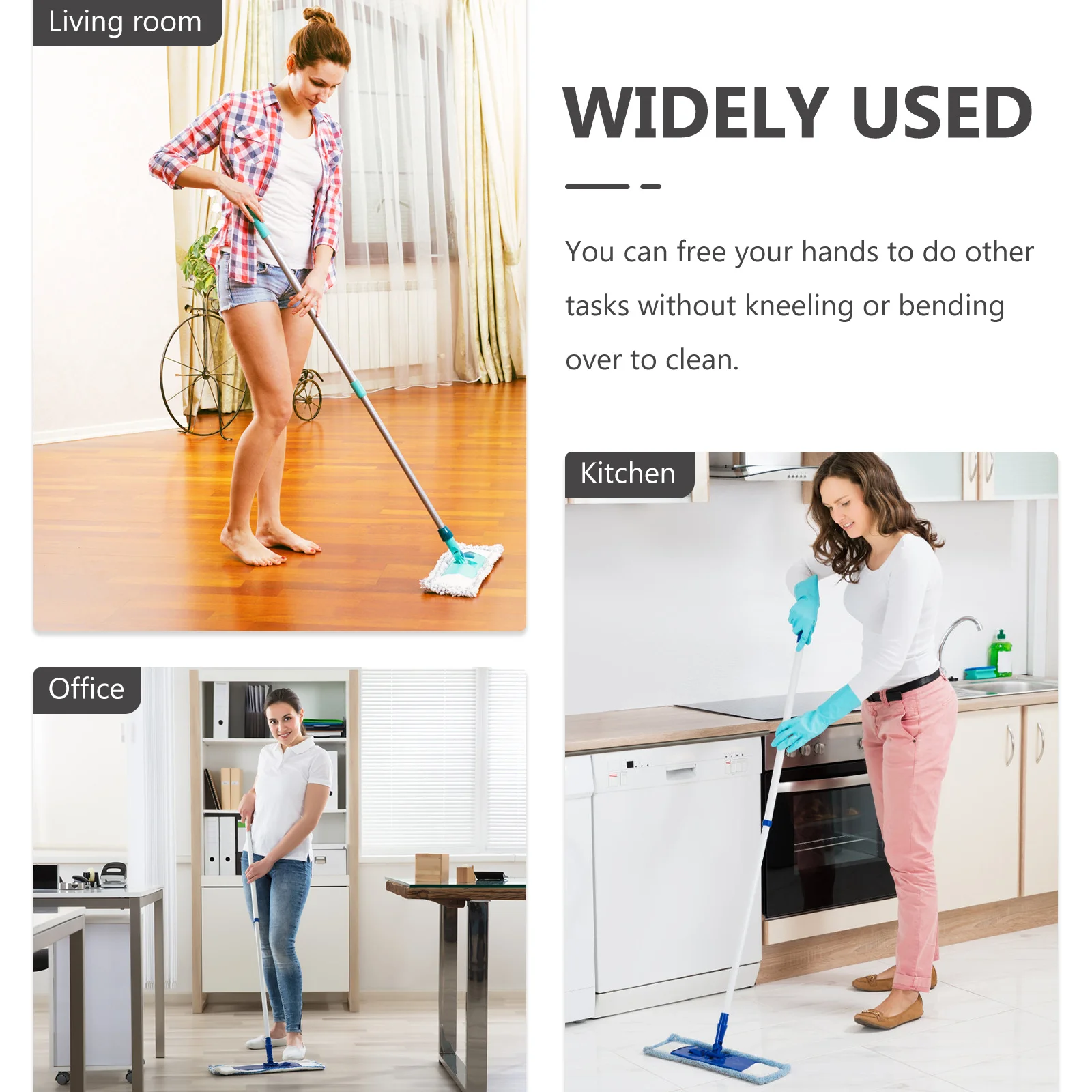 

2 пары носков для уборки дома, многофункциональные многоразовые бахилы для пола, окон, автомобилей, кухонь, ванных комнат, швабр, тапочки