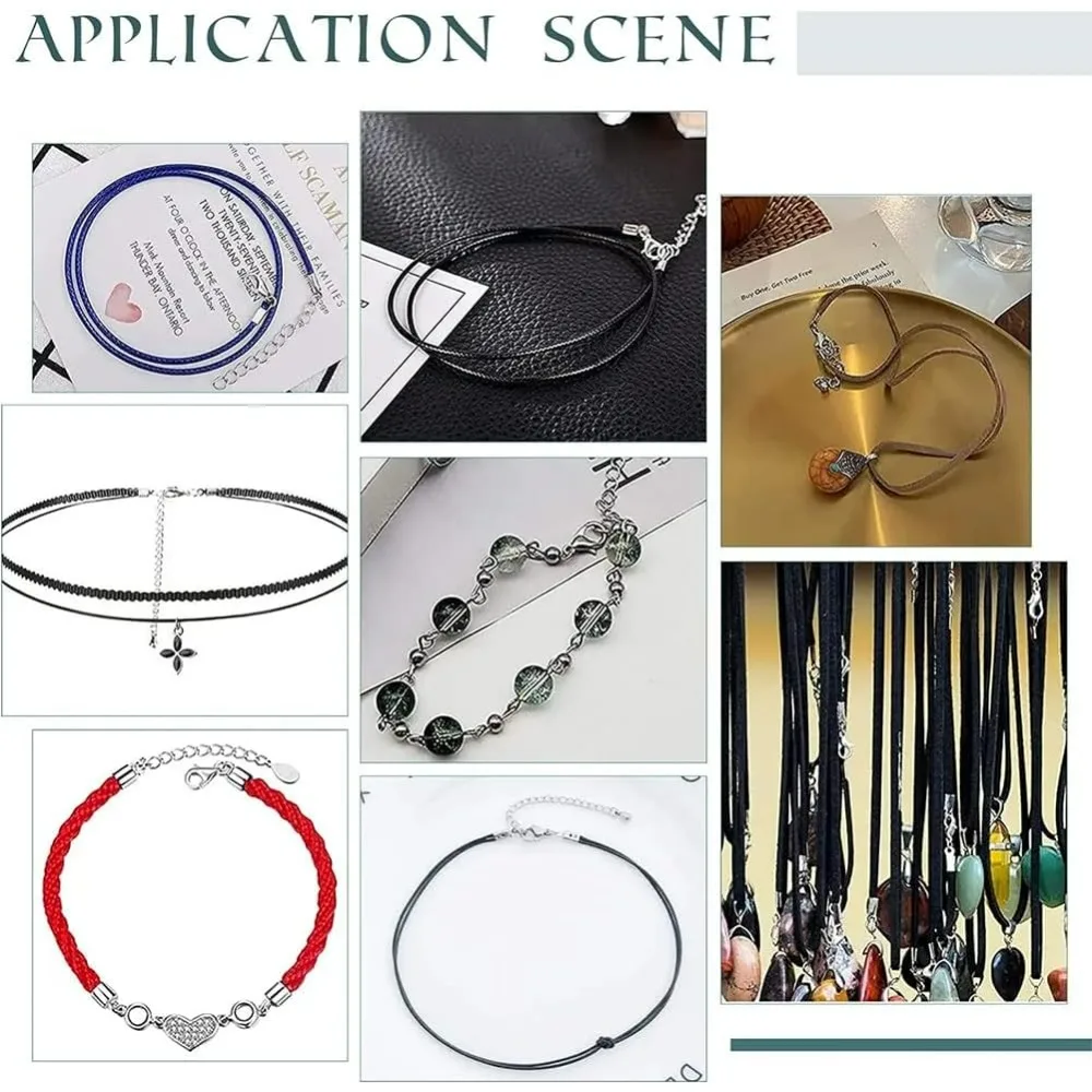 100 قطعة الحبل الفولاذ المقاوم للصدأ ينتهي نهاية قبعات 1 مللي متر القطر الداخلي العمود مخروط الجلود الحبل ينتهي صنع المجوهرات قبعات سوار