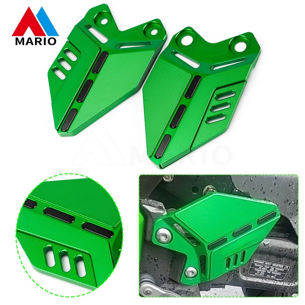 

For Z650 Z 650 2017 2018 2019-2023 Motorcycle Accessories Footpeg Footrest Front Brake Cylinder Heel Plates Guard Protector