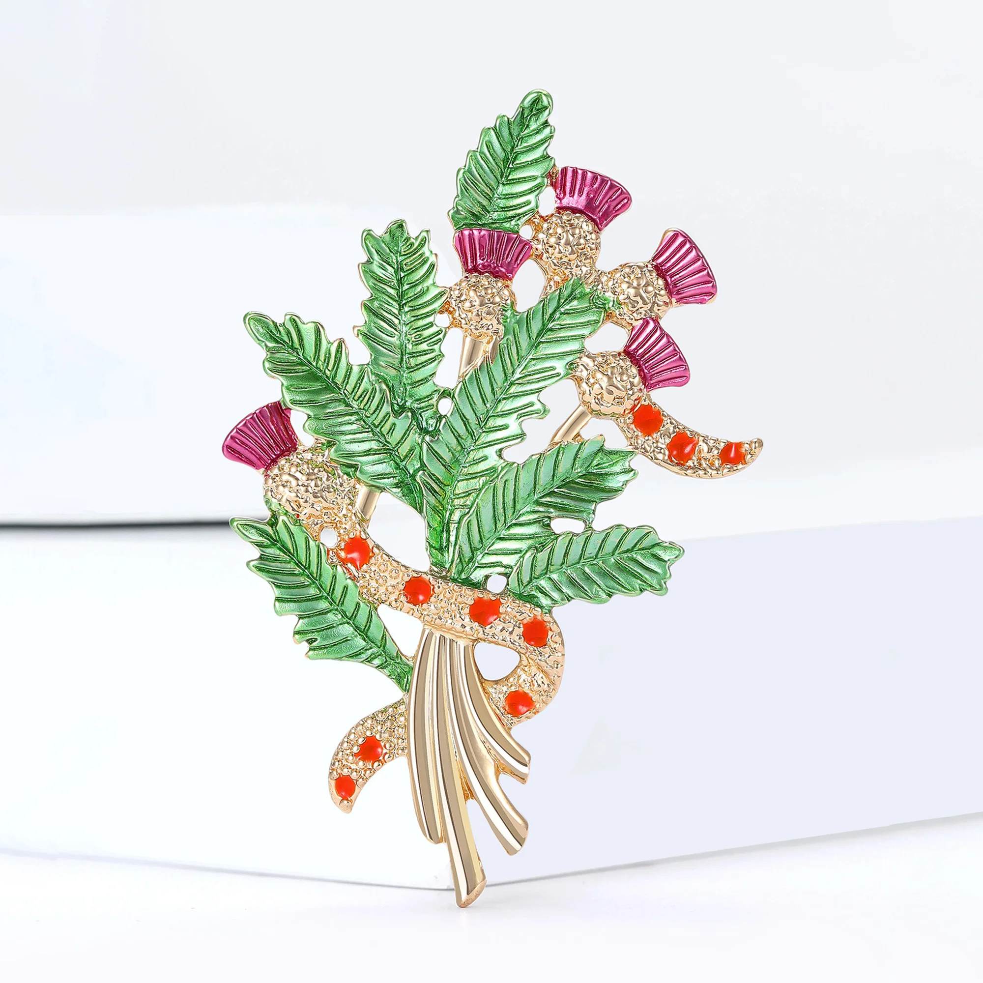 الكلاسيكية المينا زهرة دبابيس للنساء للجنسين حجر الراين النبات دبابيس المفاتيح مكتب حزب صديق هدايا جديدة مجوهرات اكسسوارات #3