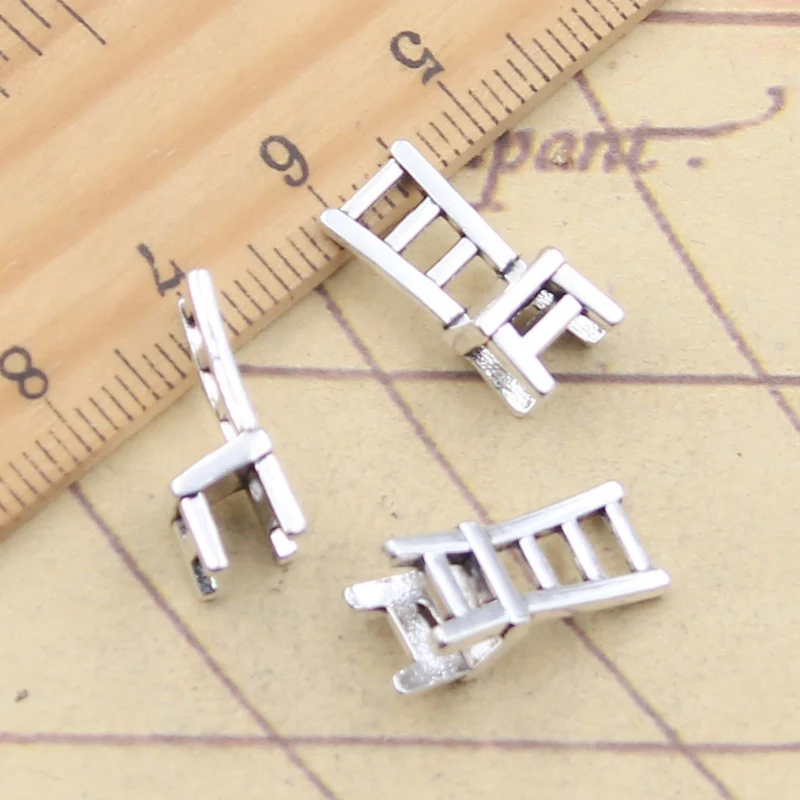 20pcs Charms 3D Chair Stool 18x7x7mm Tibetan Silver Color Pendants Antique Jewelry Making DIY Handmade Craft