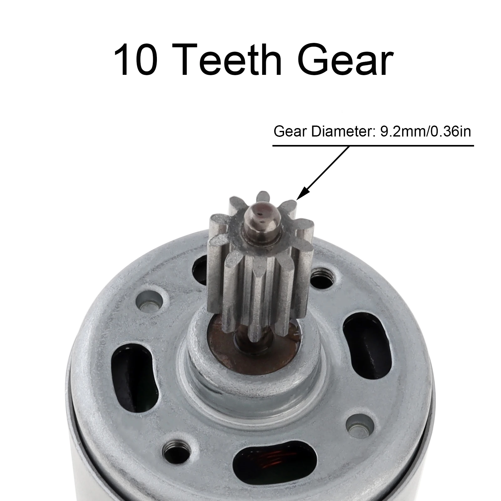 RS550 10 Teeth DC Motor Kids Ride On Toys Car Motor 6V 30000RPM / 40000RPM High Speed Electric Motor for Remote Control Car