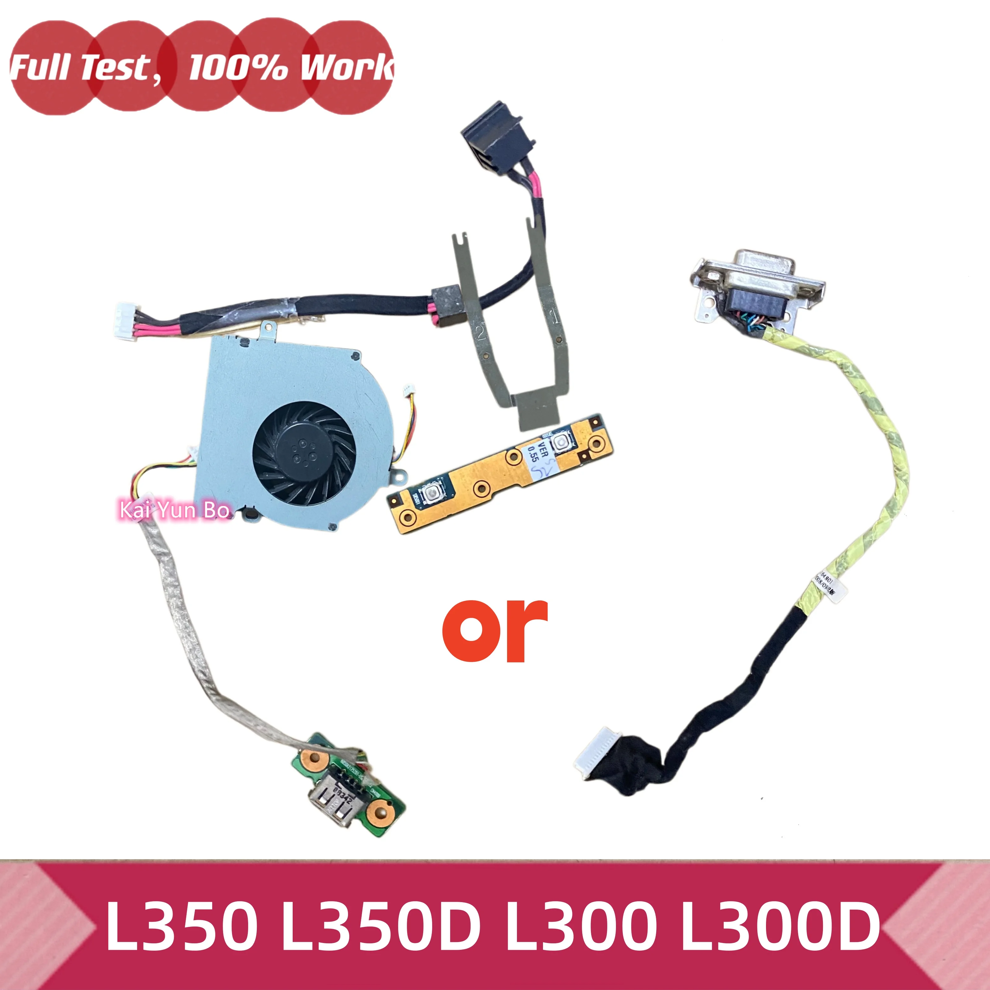 6050a2175401-6050a2175201-6017b0164801-6017b0146301-6033b0014701-placa-de-botoes-do-touchpad-placa-do-botao-de-energia-placa-usb-conector-vga-cabo-entrada-de-energia-dc-para-toshiba-l350-l350d-l300-l300d