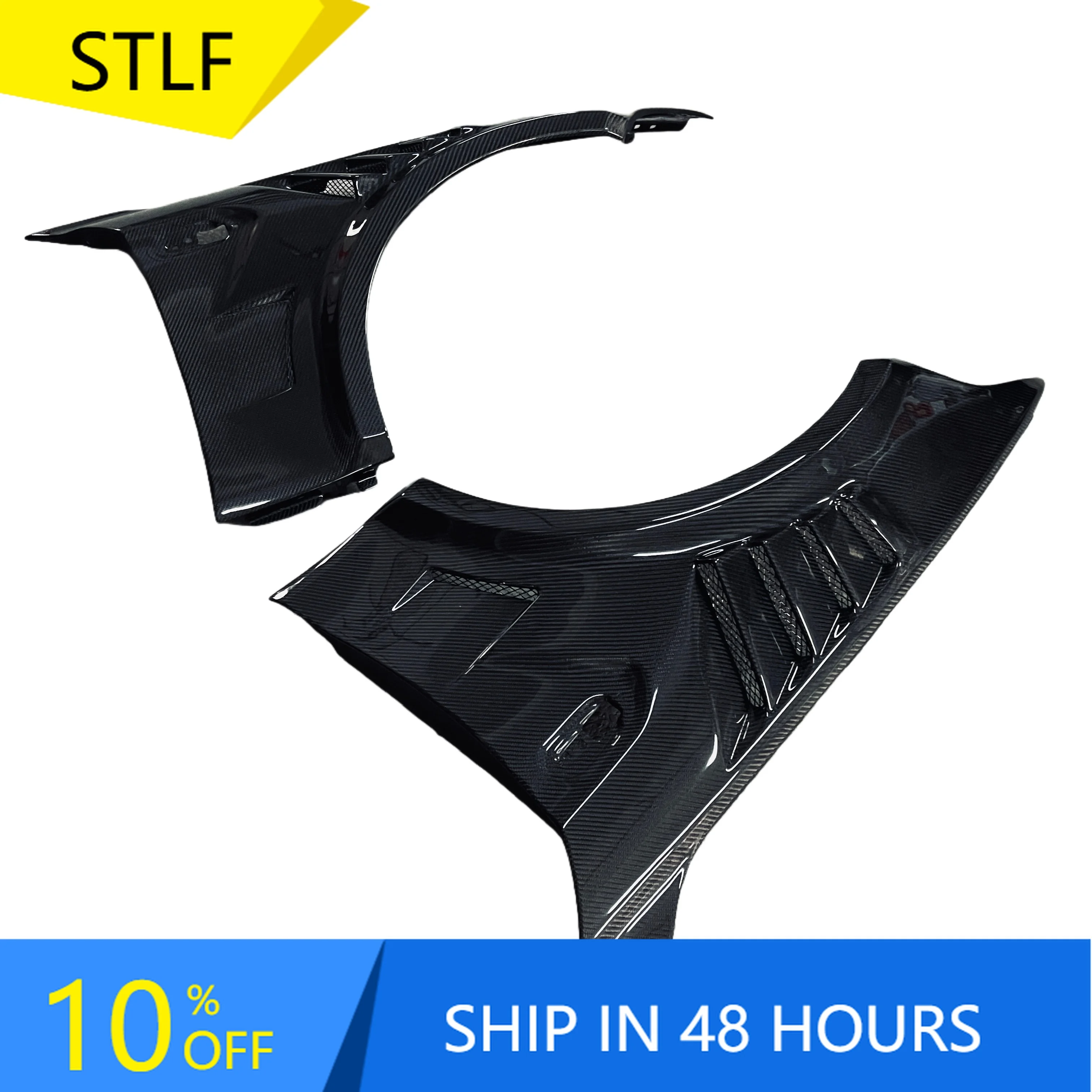

STLFFor BMWs M2 High-Performance Carbon Widebody Fender Set Optimized Ventilation for Track Use