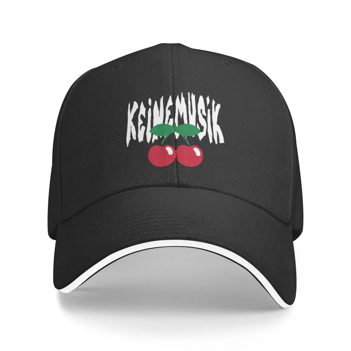 White Keinemusik X Pacha Red Cherry Sport Baseball Caps For Womens Printing Male Beach Dad Hat Hip Hop Trucker Cap