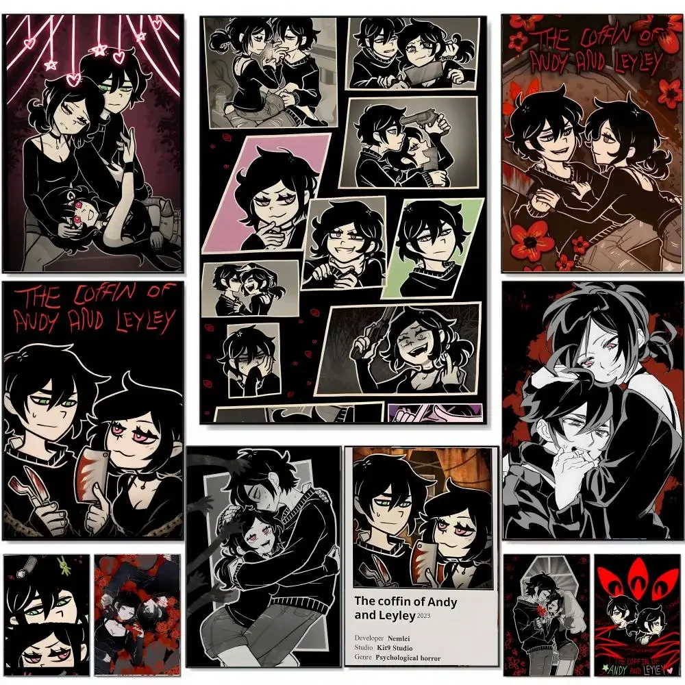 Game The Coffin Of Andy And Leyley-y Poster Wall Art Print Art Suitable For Living Room Bedroom Bar Parlor Home Decor Gift Hot
