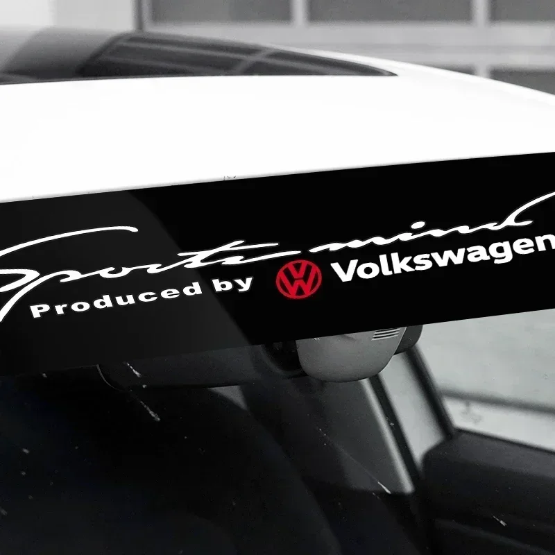 Car Front Rear Windshield Decal Sticker Decoration Accessories For Volkswagen GTI Tiguan Golf Jetta Transporter Passat Eos T-ROC