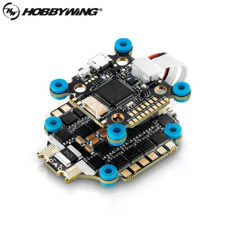BoMaSHobbywing XRotor F7 Flight Controller 65A 4-in-1 ESC Stack Ready To Ship For FPV Racing Drones Freestyle RC Quads Hobbyists