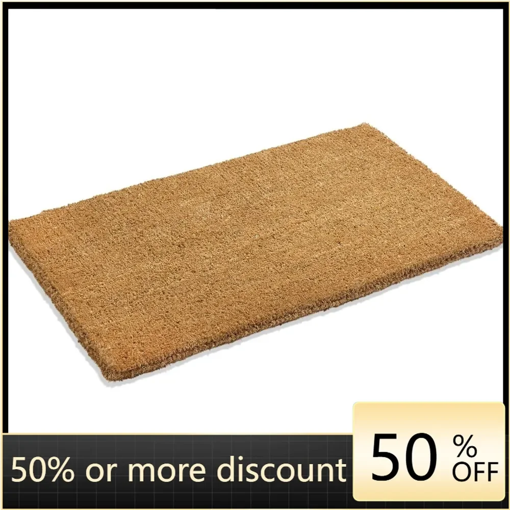 Natural coconut milk doormat, 36 inches by 60 inches, 1 inch thick, low clearance