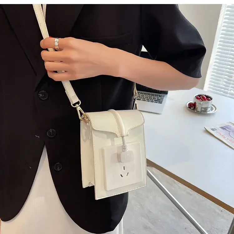 2022 neue Originalität Buchse Frauen Schulter Tasche PU Eimer Mode Beiläufigen FEST Zipper Pures und Taschen Crossbody Mädchen Tasche Designer