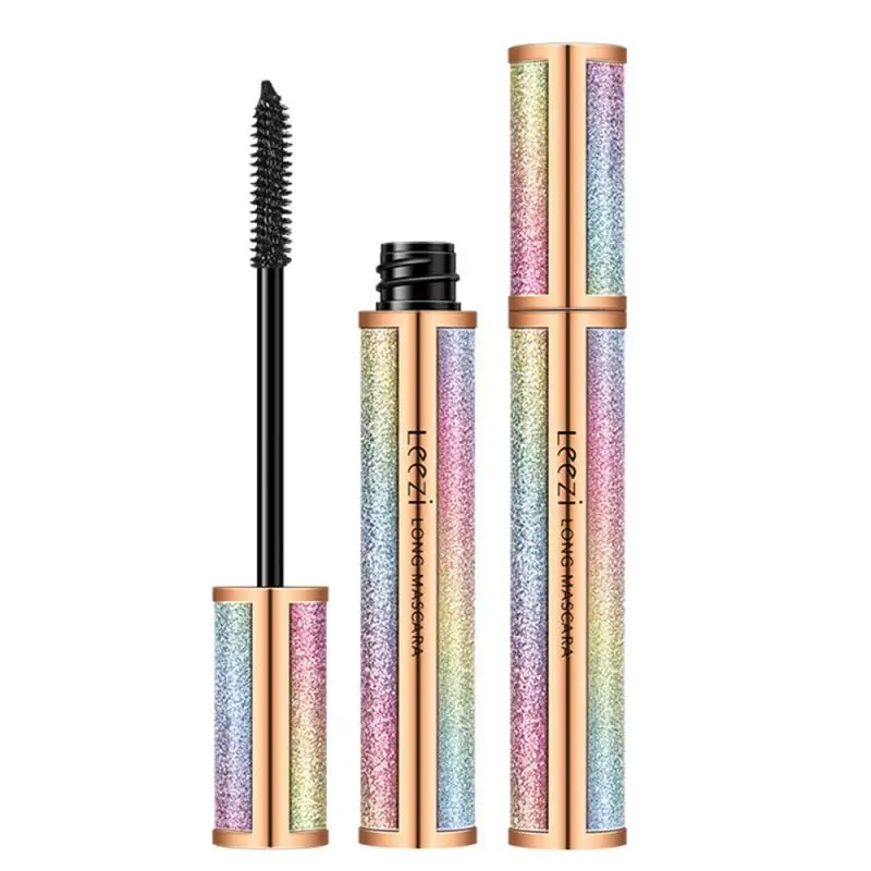 Leezi Mascara 4d Silk Fiber Lash Long Curling Mascara Eyelash Waterproof Extension Lengthening Eye Lashes Cosmetics Makeup TSLM1