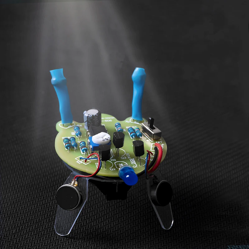 Firefly Flashing Soldering DIY Kit LED Breathing Light Photosensitive Sensor Robot Toy Assembly Parts for Training and Teaching