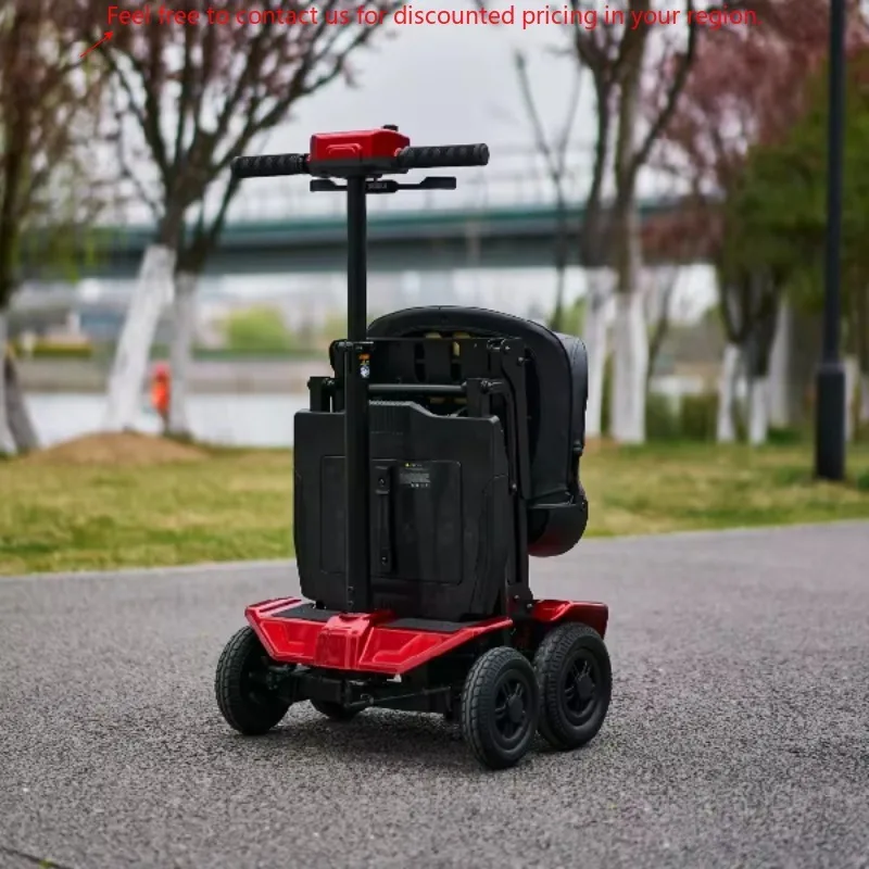 

Best Selling Products 2024 Fully Enclosed Mobility Scooter Auto Folding Remote Control Mobility Scooter