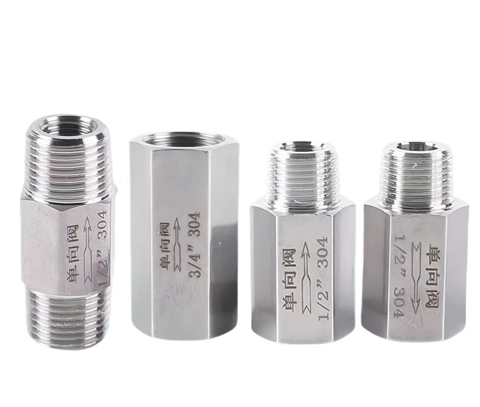 Rückschlagventil mit Innengewinde, Außensechskant, Anti-Rückfluss, pneumatisches Rückschlagventil für Gas