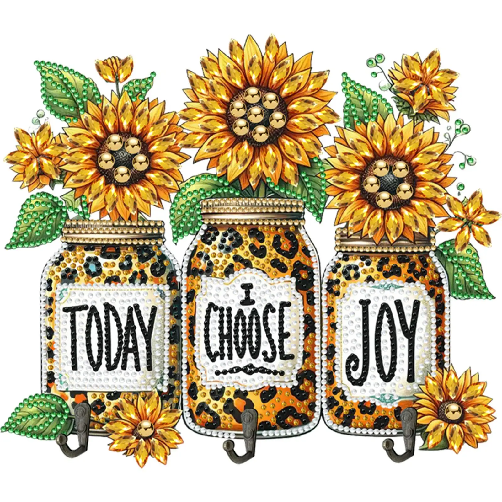 

Деревянные крючки ручной работы для декора стен и экономии места, креативный подарок для различных случаев, алмазная мозаика, для украшения стен и хранения вещей