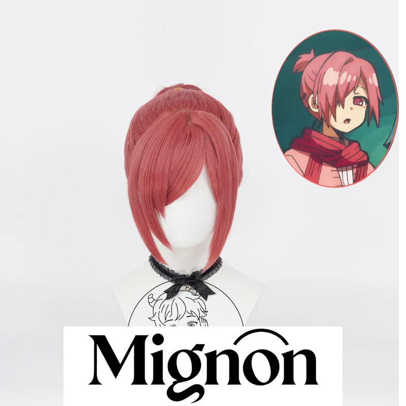 باروكة كوسبلاي Hanako-kou Mitsuba Sousuke المرتبطة بالمرحاض، هدية متكاملة لفروة الرأس على شكل ذيل حصان