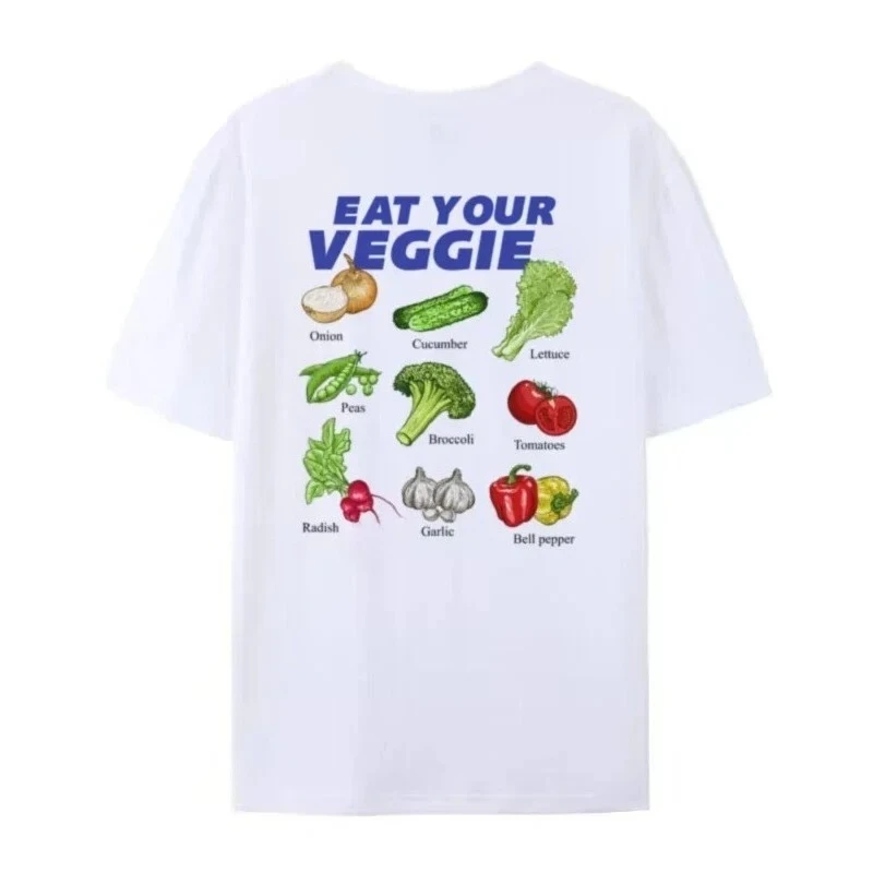 المرأة ريترو الخضار الجرافيك تيز Harajuku Y2k الشارع الشهير الجرونج الجمالية نباتي قميص بلوزات على الموضة الخريف والشتاء الملابس الداخلية