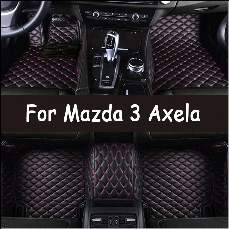 

LHD для Mazda 3 Axela 2019 2018 2017 2016 2015 2014 автомобильные коврики ковры чехлы авто водонепроницаемые подушечки для ног аксессуары для интерьера