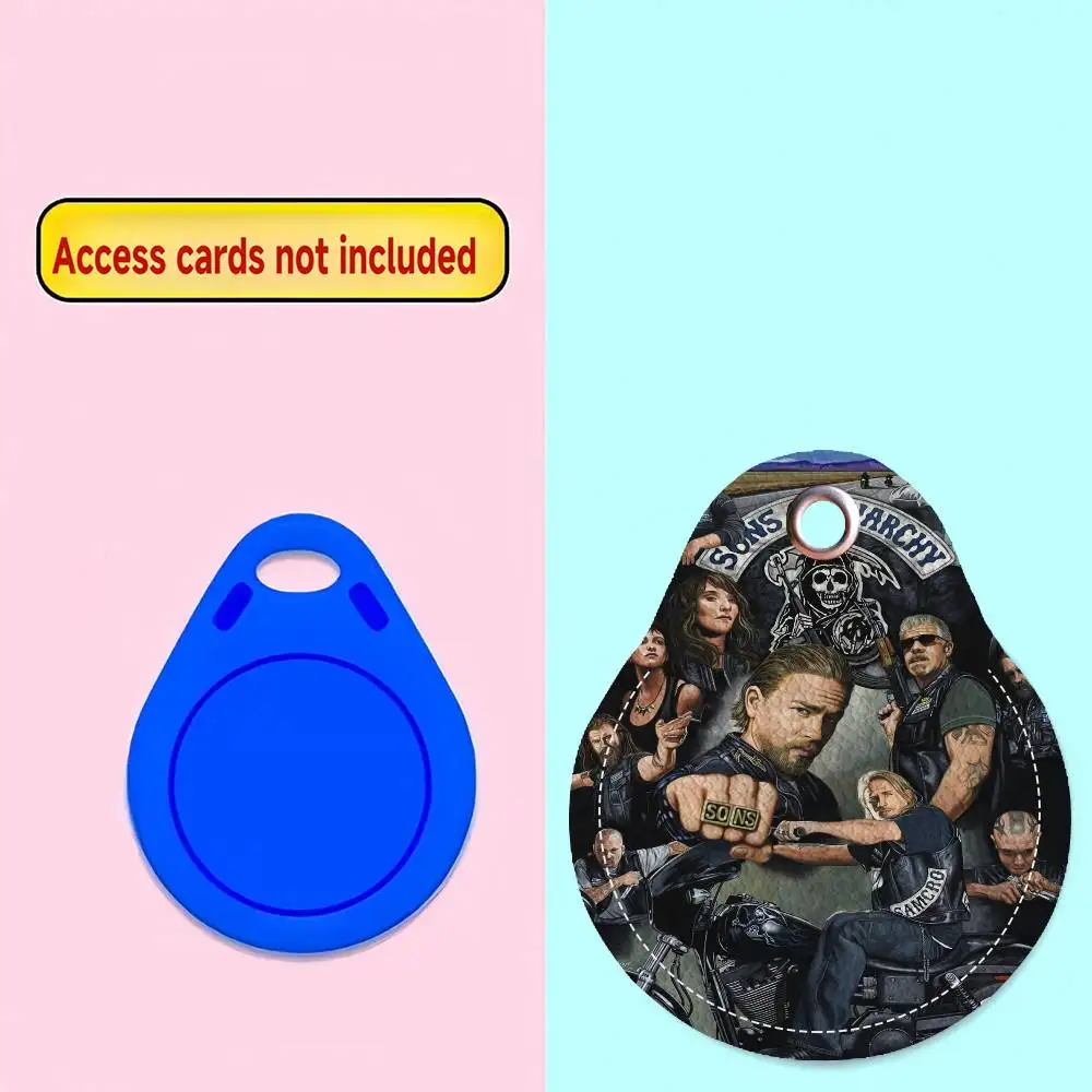 أبناء الفوضى المسلسلات التلفزيونية Waterdrop Aped N Acc حامل بطاقة التحكم للمركبات النقل العام المفاتيح الغطاء الواقي