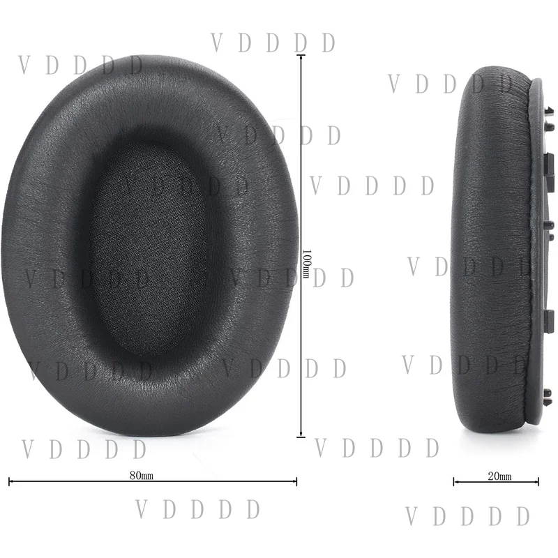 L... 2Pcs Sheepskin Ear Pads Cushion for Sony WH-1000XM3 Over-Ear Headset Replacement - view 2