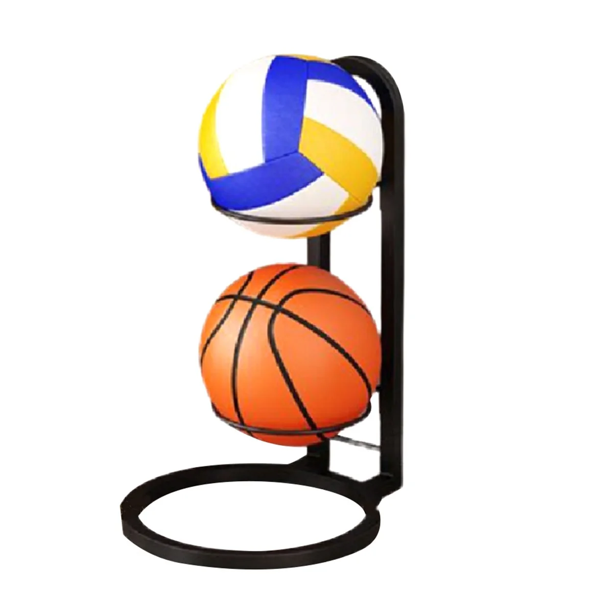 Indoor Child Basketball Storage Rack Put Ball Football Storage Basket Placed Rack Kindergarten Volleyball Stand Holder-B