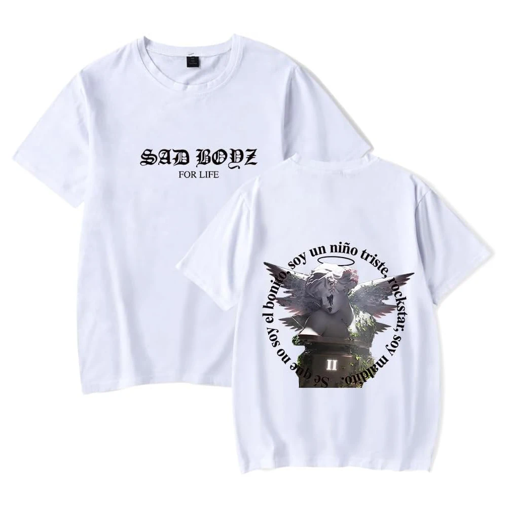 Junior H Sad Boyz 4 Life Tee New Logo Merch Women Men Fashion Casual Short Sleeve T-shirts