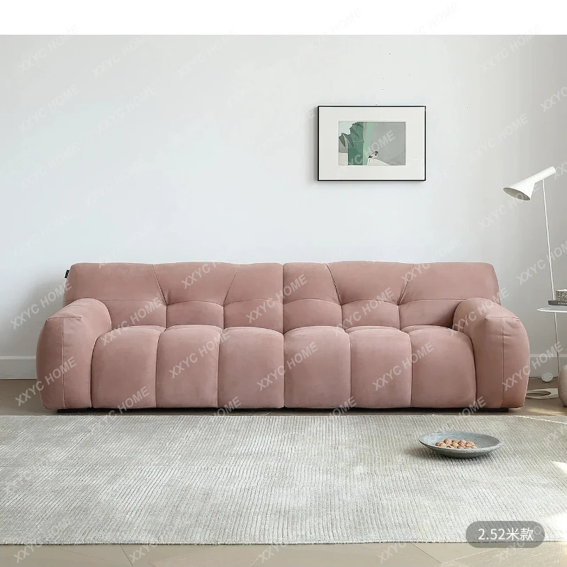 

XX39 Современный простой диван в ретро-стиле из матовой ткани, трехместный, для гостиной, прямой, в одну рядную линию.