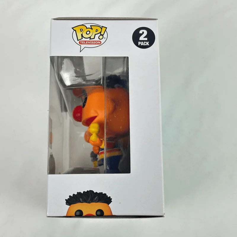 شارع سمسم بيرت وإرني 2 حزمة Funko Pop الفينيل عمل النموذج الأصلي تحصيل النحت الدمى ديكور Q VersionToys الهدايا