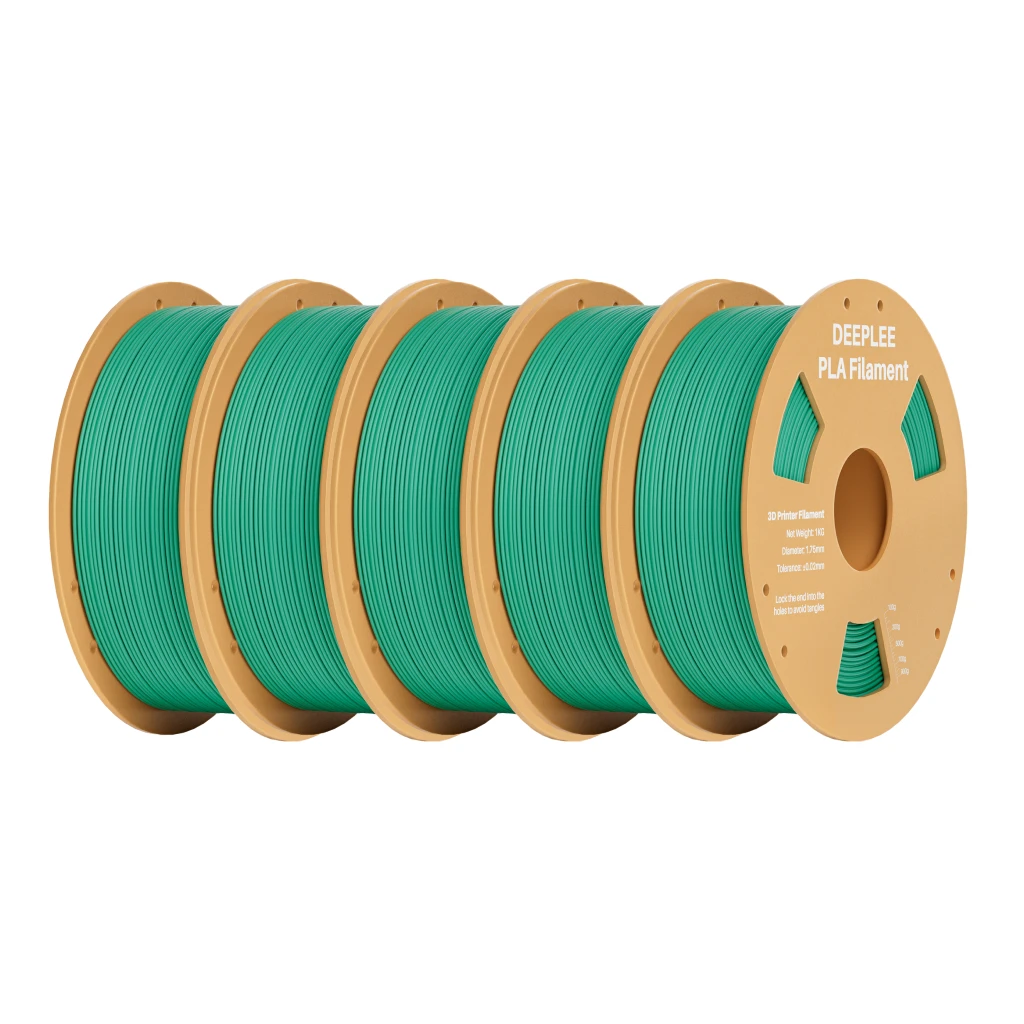 DEEPLEE 5/10KG PLA Filament 1,75mm Lebendige Farben FDM 3D-Drucker Verbrauchsmaterialien Geringe Fadenbildung, Hohe Präzision Deeplee Filament