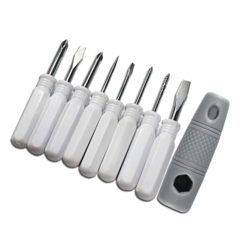 Versatile Magnetic Driver Set with 9pcs Interchangeable Screwdrivers Tips Set