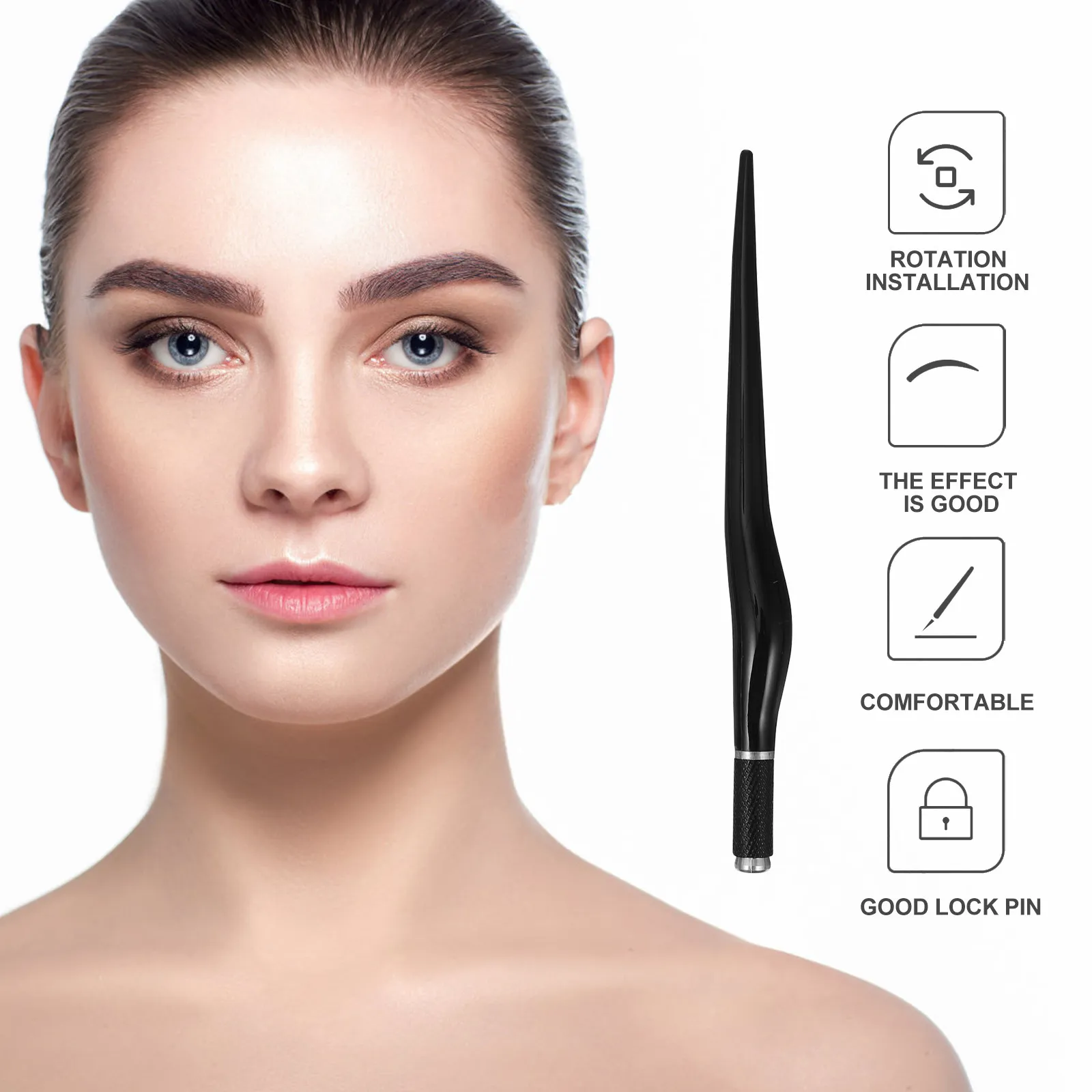 Special Design Needle Entrance Embroidered Pen for Eyebrows Eyeliner Lips Tattooing Scar Camouflage Semi