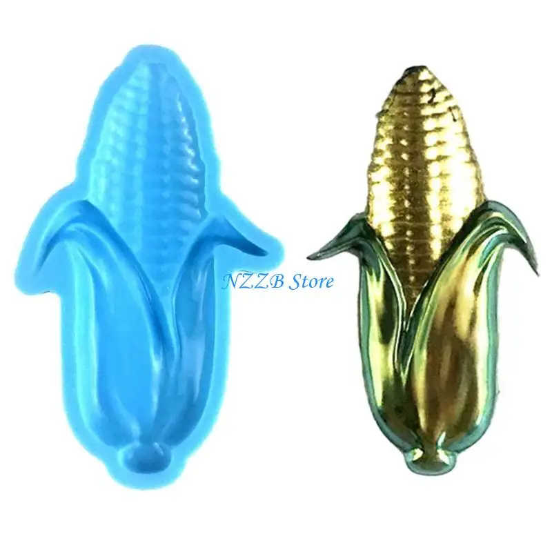 

T21F Strawberry Keychain Drip Mould Diy Corn Keys Pendant Semi-stereoscopic Silicone Mould DIY Ornaments Pendant