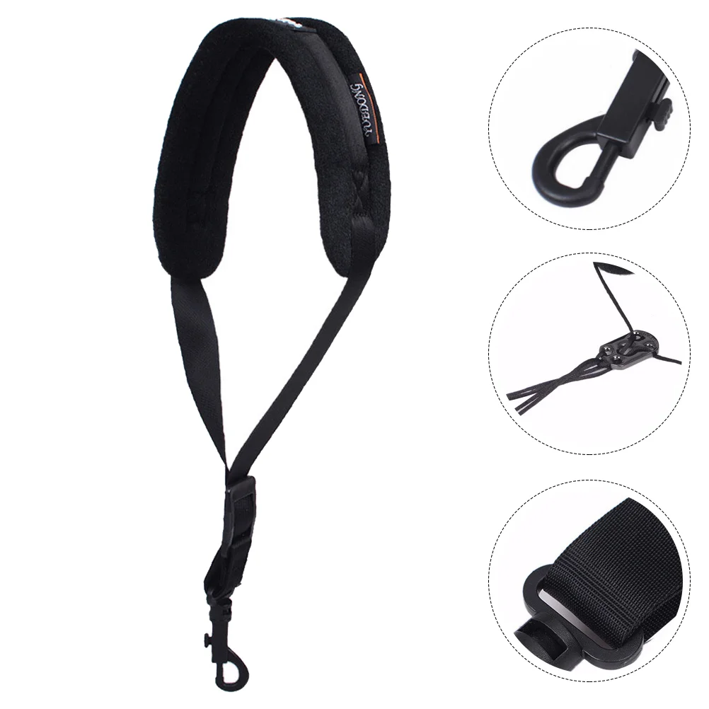 Clarinet Saxophone Strap Watch Band Universal Belt Accessories Black Shoulder Waist