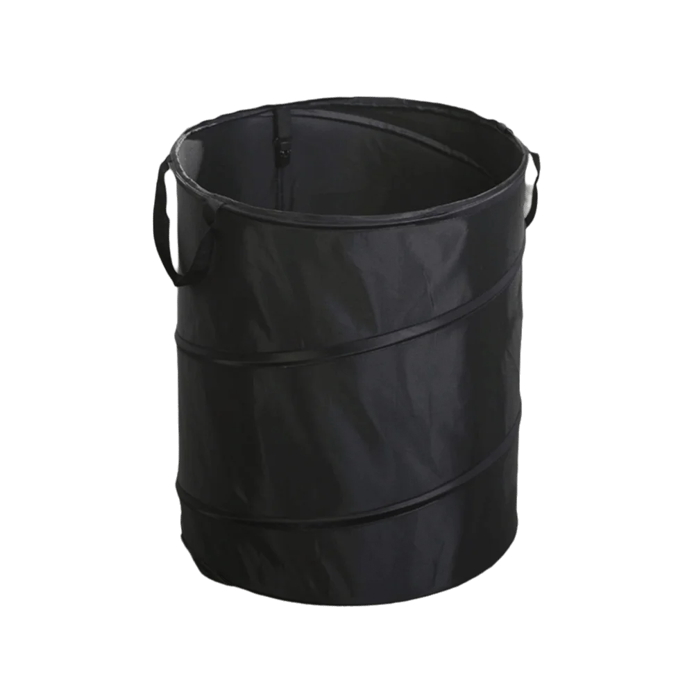 Portable Foldable Trash Can Oxford Durable With Handle Camping Trash Can Lightweight Waterproof Pop-up Trash Can Portable