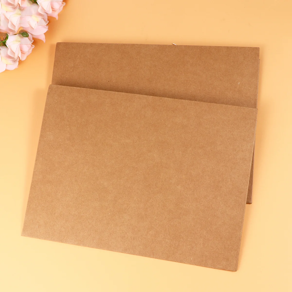 

10Pcs A5 Kraft File Bag Sturdy Paper Document Holder Retro Portfolio Pouch Bovine Skin Color Ideal for Office School Travel Home