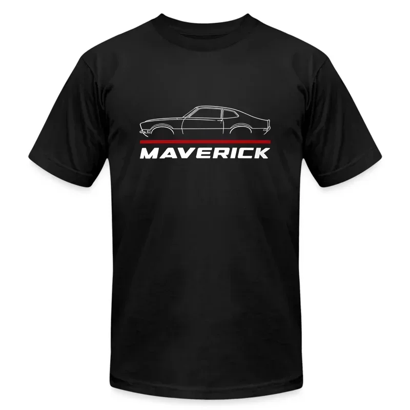 

2025 Men T Shirt Casual Ford Maverick 1973 Car Enthusiast T-shirt Graphic Summer Short Sleeves 100% Cotton S-3XL Cool Tee