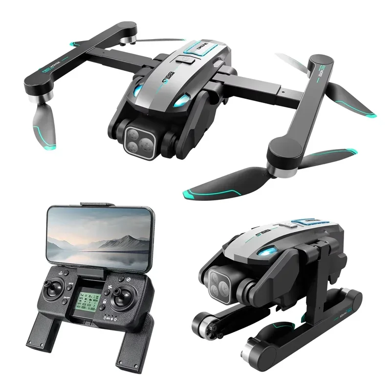 S188 نظام تحديد المواقع بدون طيار مع 5G واي فاي 8K HD كاميرا تدفق بصري تجنب العوائق طوي فرش كوادكوبتر للتصوير الفوتوغرافي لعبة الهدايا