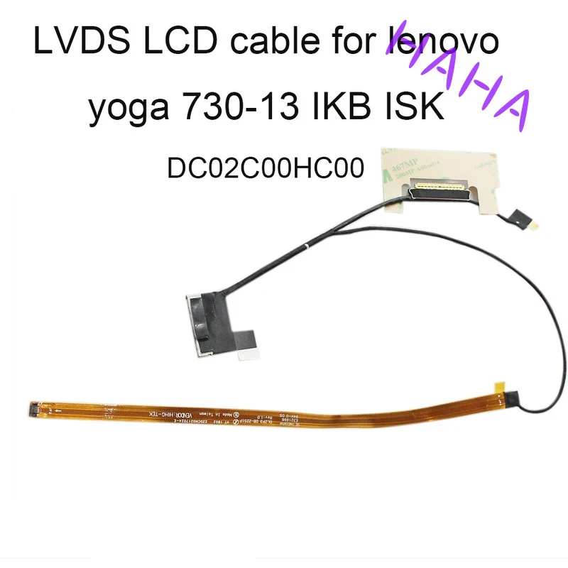 H+5C10Q95877 LCD LVDS Video Cable For Lenovo yoga 730-13IKB 13ISK 13IKB DLZP3 UHD DC02C00HC00 40PIN 30Pin Computer Connectors
