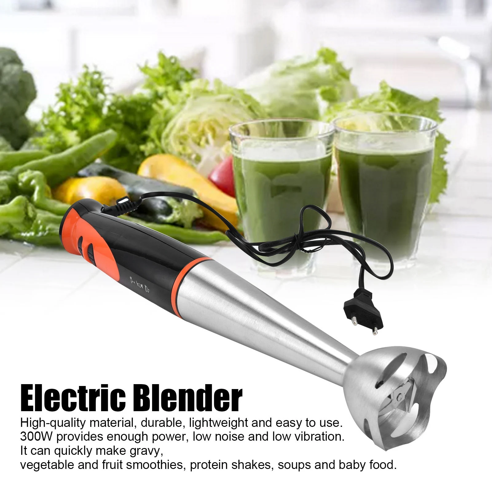 Electric Blender Electric Handheld Blender Food Mixer Eggbeater Food Processor Kitchen Appliance Handheld Blender Handheld Mixer