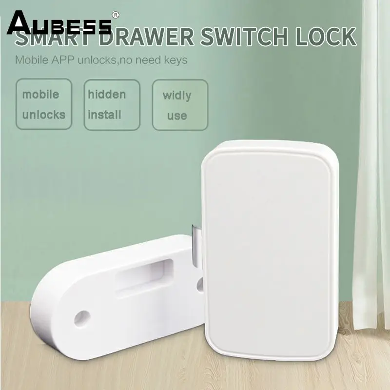 smart home lock smart life APP unlock smart electric drawer lock support work with or without tuya gateway