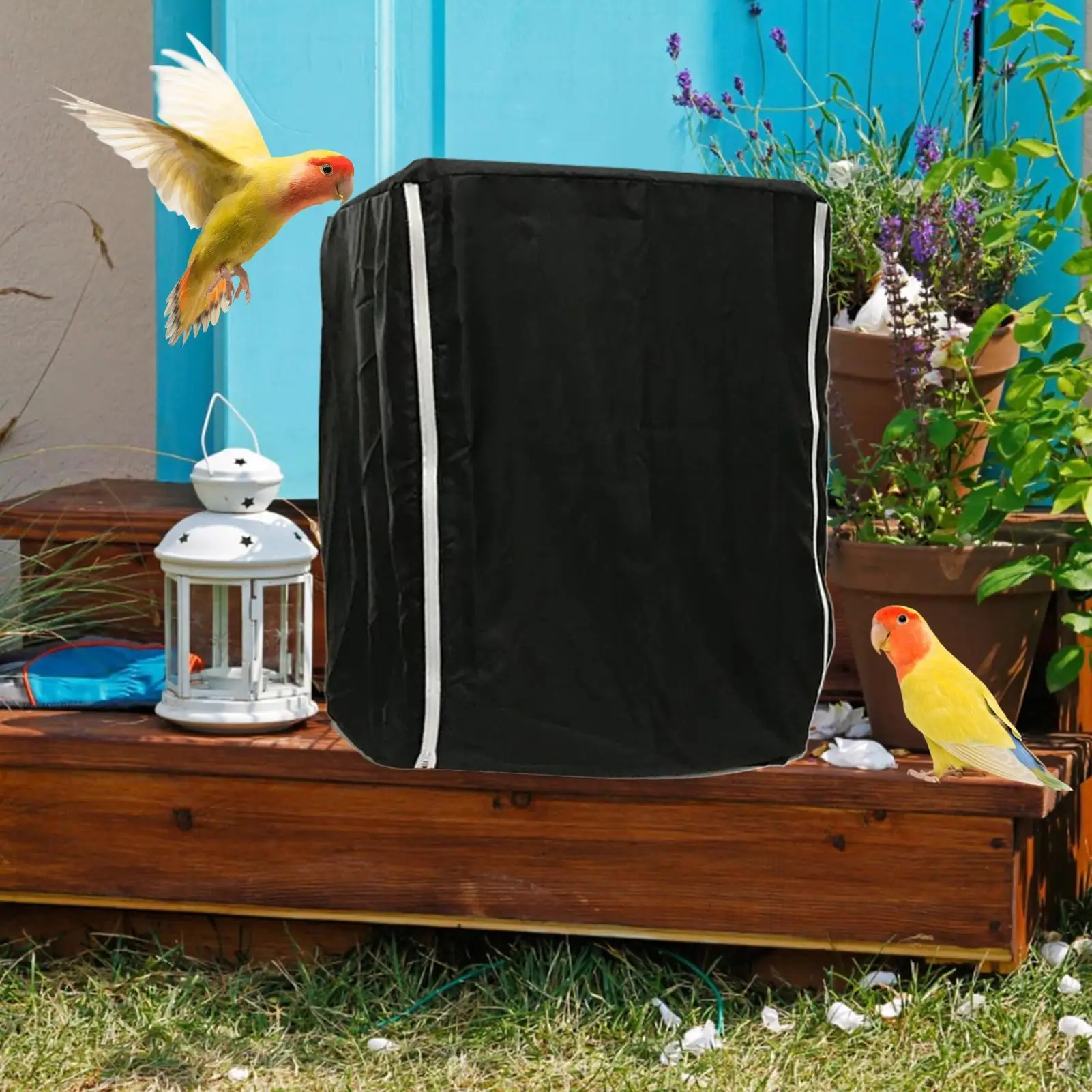 Bird Cage Cover Large Breathable Shading Sleep Night Blackout Cover Pet Bird Parrot Cage Guard for Mink Parakeet Lovebirds