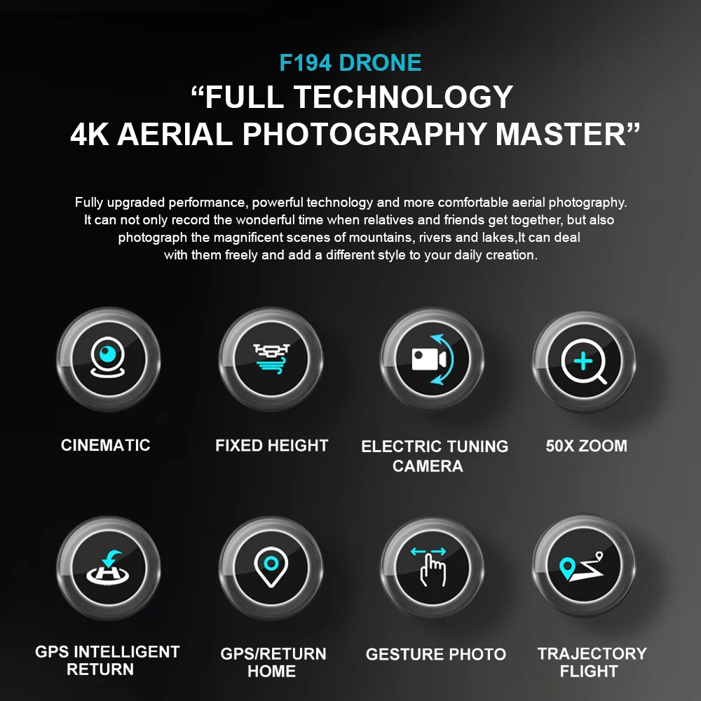 Professional 4K/1080P HD Folding Drone With GPS Dual Camera Wide Angle Optical Flow Long Range Uav Fixed Wing Drone For Adults